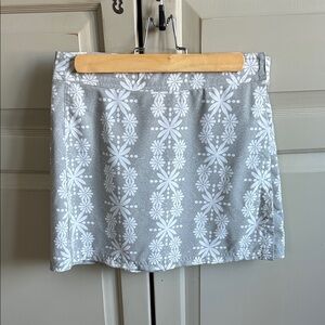 Ripskirt Hawaii Gray and White Floral Swim Coverup Skirt XS length 1